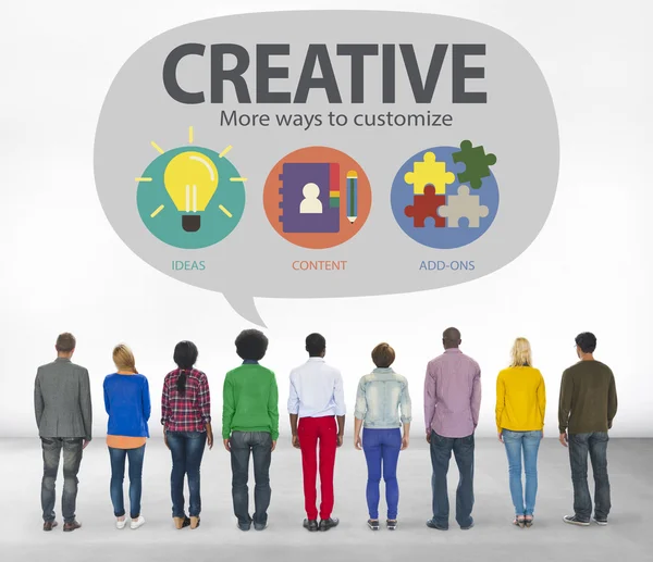Creative Innovation Vision Inspiration Customize Concept — Stock Photo, Image