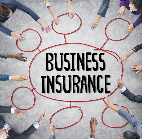 Business mensen en Business Insurance Concept — Stockfoto