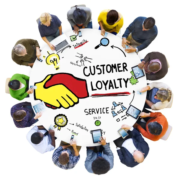 Customer Loyalty Service Support — Fotografie, imagine de stoc
