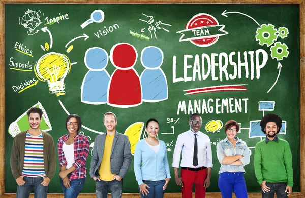 Personnel occasionnel Leadership Concept de gestion — Photo