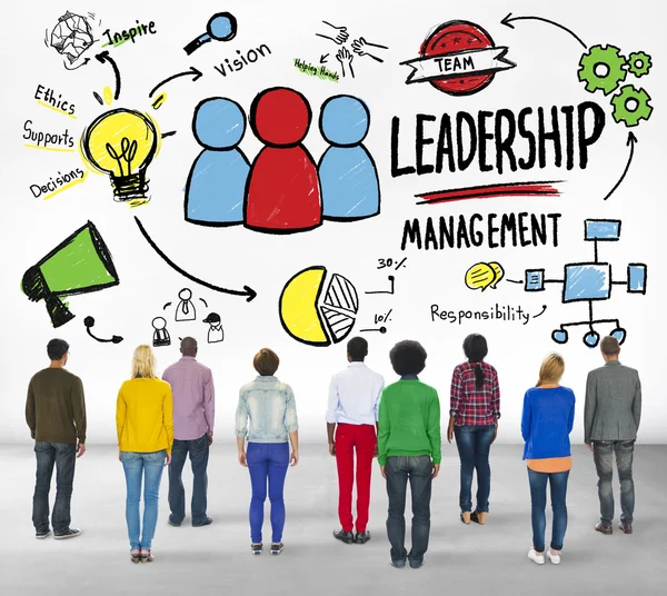 Mensen leiderschap Management Concept — Stockfoto