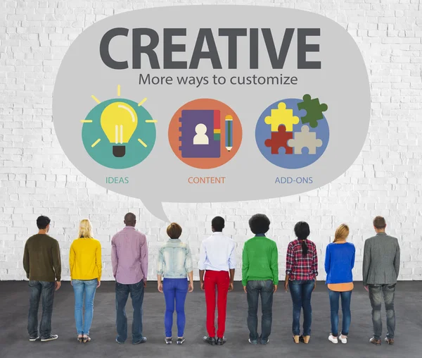 Creative Innovation Vision Inspiration Customize Concept — Stock Photo, Image