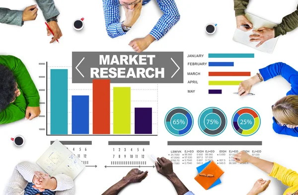 Personas y concepto de investigación de mercado —  Fotos de Stock