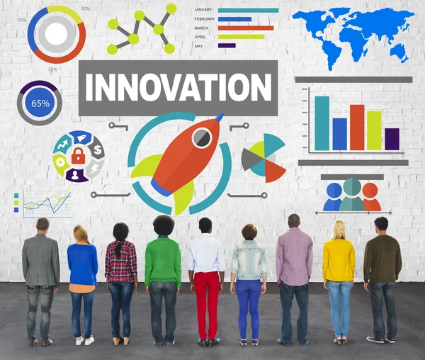 Concepto de innovación de personas — Foto de Stock