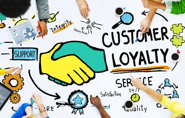 Customer Loyalty Service Support — Stockfoto