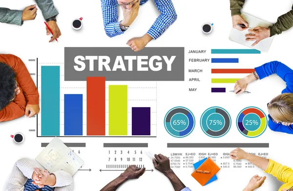 Personas y concepto de estrategia — Foto de Stock