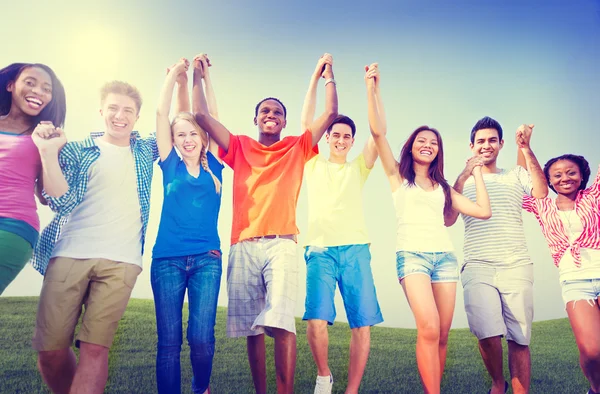 Grupo de Amigos Concepto de Celebración — Foto de Stock