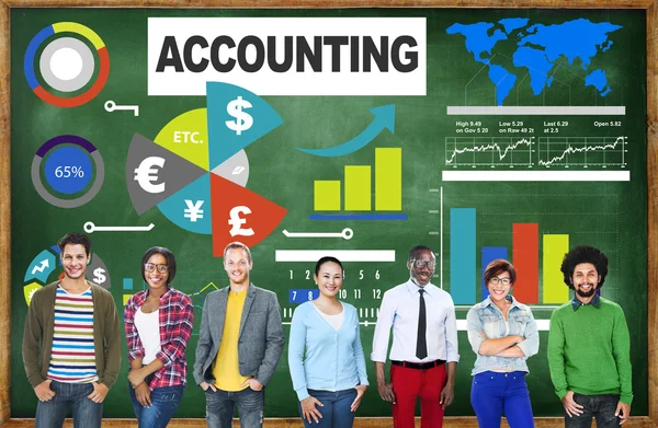 People and Accounting Concept — Stock Photo, Image