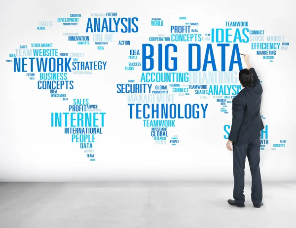 Imprenditore e Big Data — Foto Stock