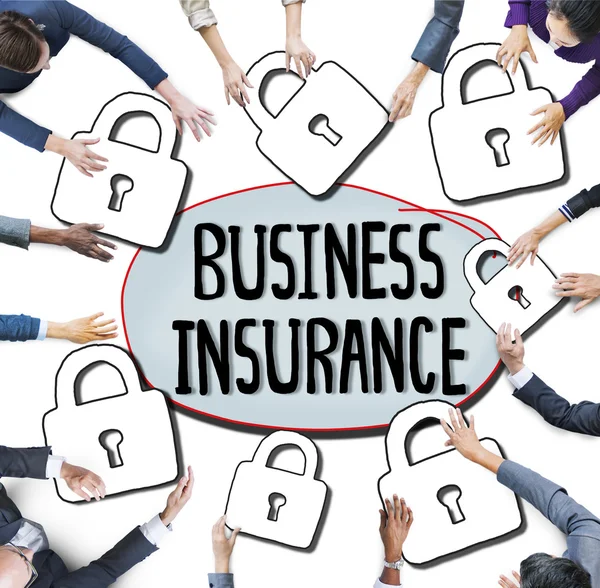 Business folk och försäkring affärsidé — Stockfoto