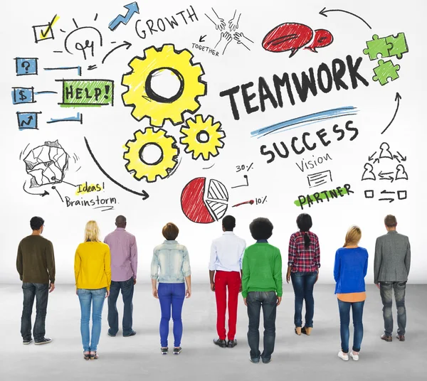 Group of people and Teamwork Concept — Stock Photo, Image