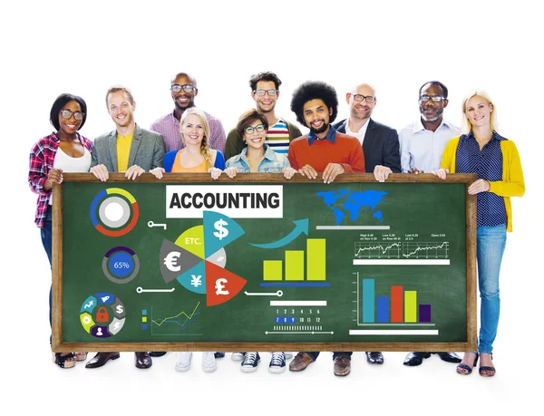 People and Accounting Concept — Stock Photo, Image