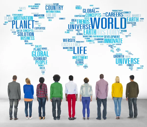 World Globalization International Life Planet Concept — Stock Photo, Image