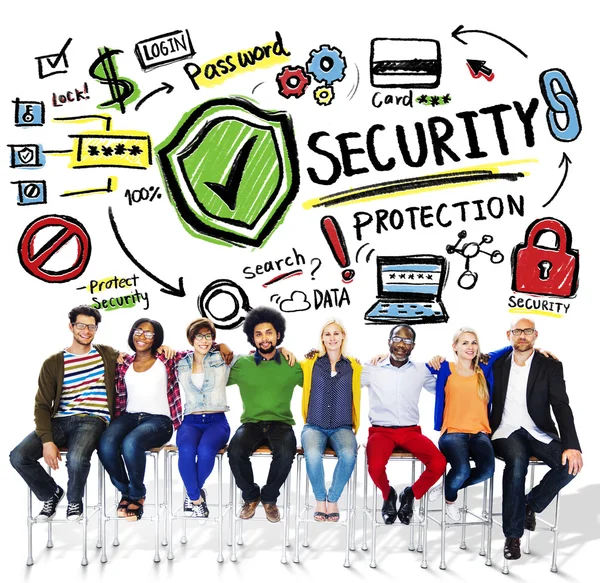 People and Security Protection Concept — Stock Photo, Image