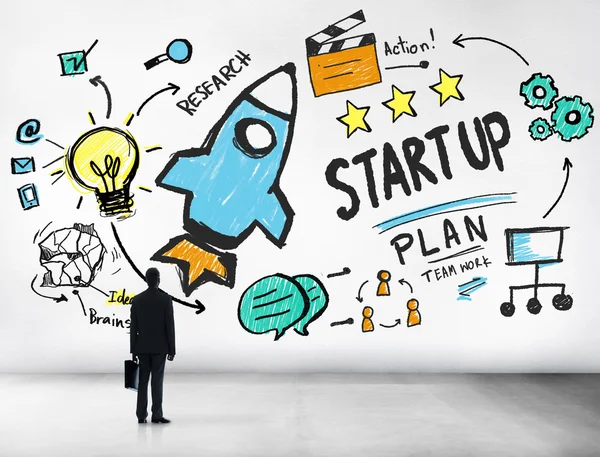 Start Up Business and Aspiration Concept — Stock Photo, Image