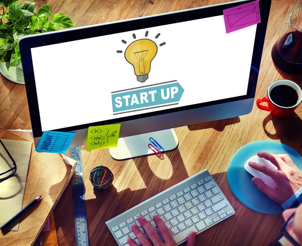 Concetto di start up — Foto Stock