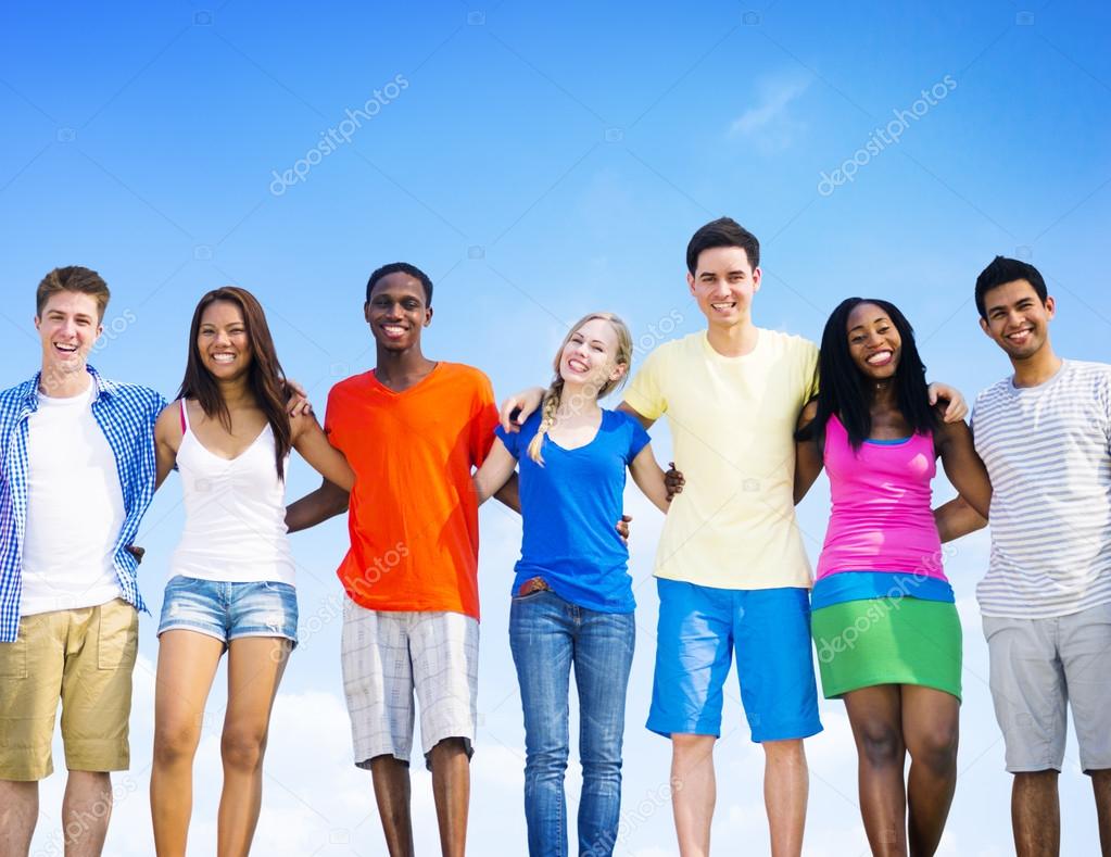 Group of Friends Outdoors Concept