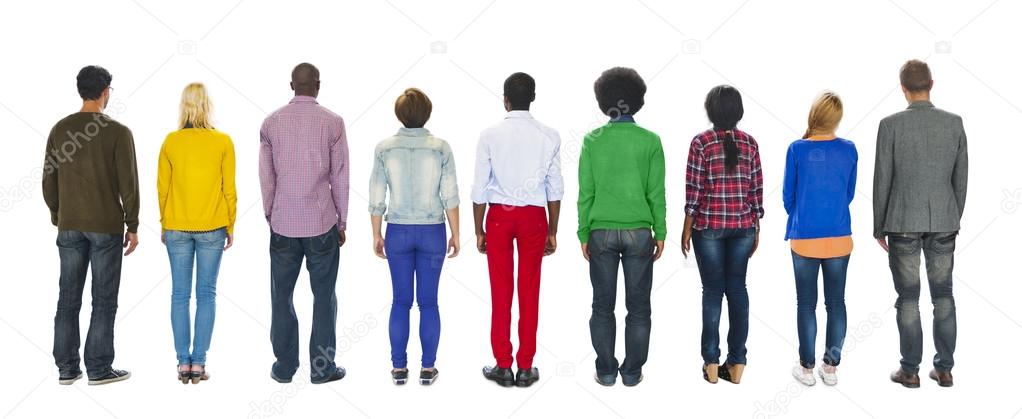 Multiethnic Group of People Standing