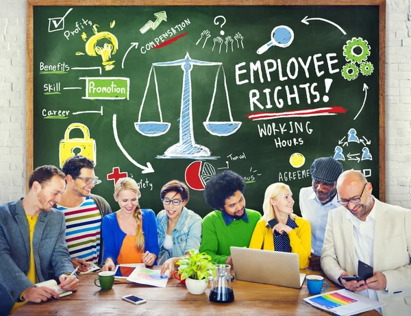 Employee Rights Employment Equality Job Education Learning Conce — Stock Photo, Image