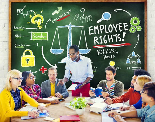 직원 권리 고용 평등 직업 교육 conce 학습 — 스톡 사진