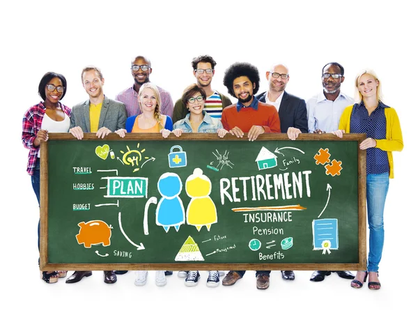 Diverse people and Retirement Concept — Stock Photo, Image