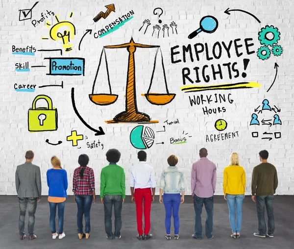 Diverse people and Employee Rights — Stock Photo, Image