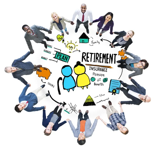 Business People e concetto di pensionamento — Foto Stock