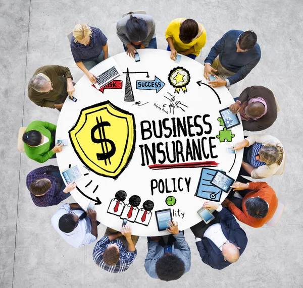 Diverse people and Business Insurance Concept — Stock Photo, Image