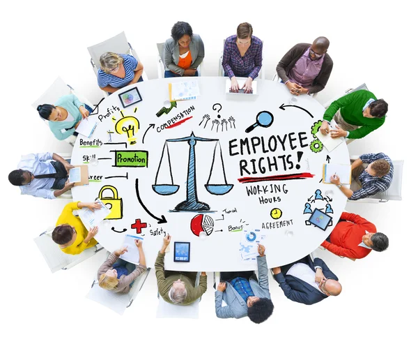 Концепція прав працівника — стокове фото