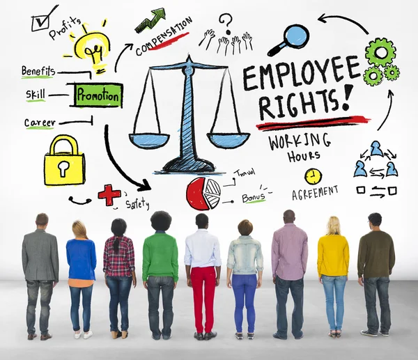 Diverse people and Employee Rights — Stock Photo, Image