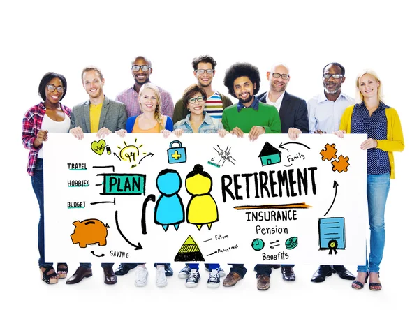 Diverse people and Retirement Concept — Stock Photo, Image