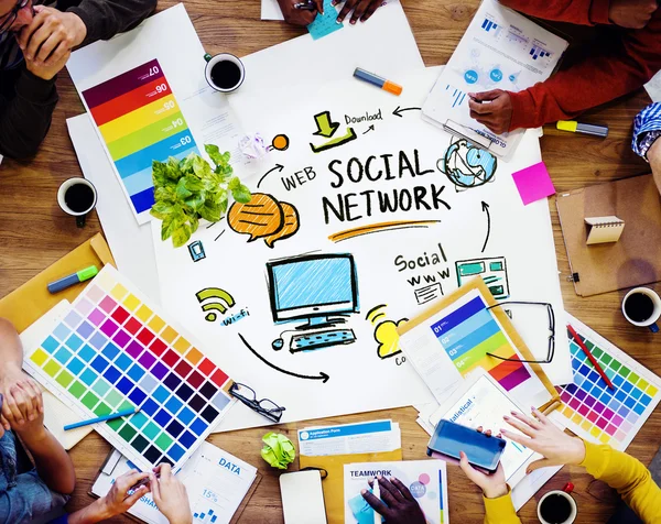 Concepto de Redes Sociales —  Fotos de Stock