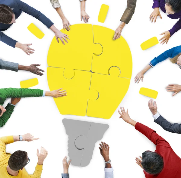 Diversity Casual People Brainstorming Ideas Sharing Support Conc — Stock Photo, Image