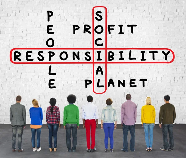 Diverse people and Social Responsibility Concept — Stock Photo, Image