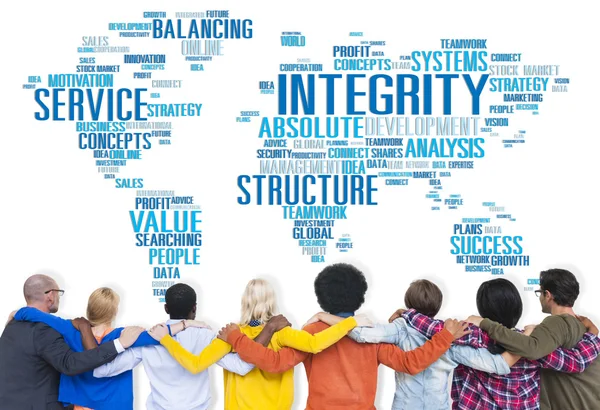 Diverse people and Integrity Concept — Stock Photo, Image