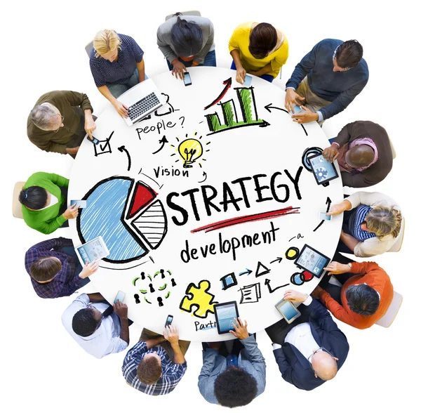 People and Strategy Development Concept — Stock Photo, Image