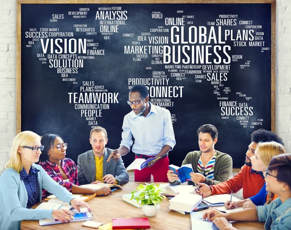 Diverse people and Global Business Concept — Stock Photo, Image