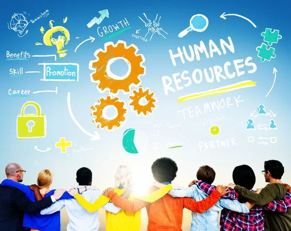 People and Human Resources Concept — Stock Photo, Image