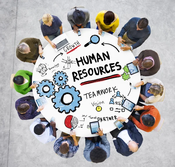 Концепція людей і людські ресурси — стокове фото