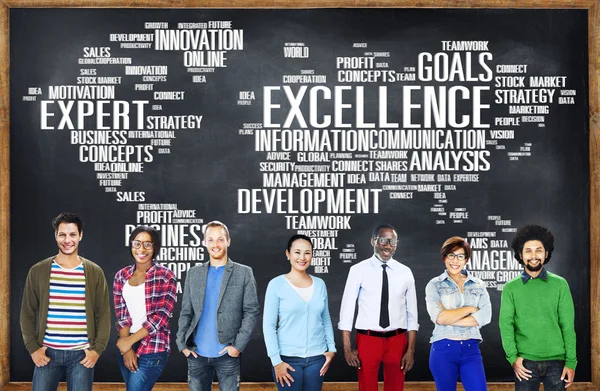 Diverse people and Excellence Concept — Stock Photo, Image