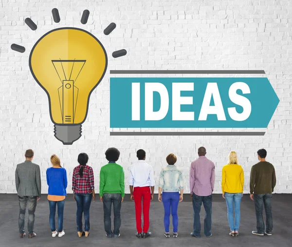 Concepto de personas e ideas diversas — Foto de Stock