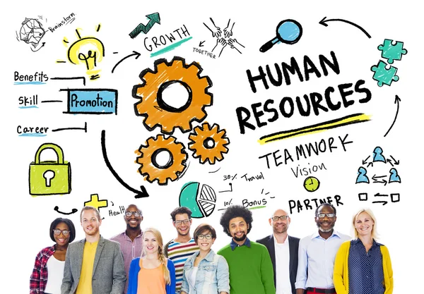 Concepto de Personas y Recursos Humanos — Foto de Stock