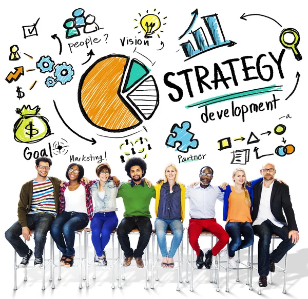 People and Strategy Development Concept — Stock Photo, Image