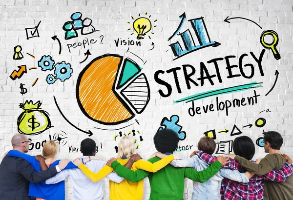 People and Strategy Development Concept — Stock Photo, Image