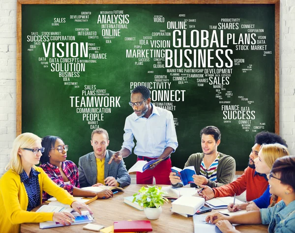 Diverse people and Global Business Concept — Stock Photo, Image