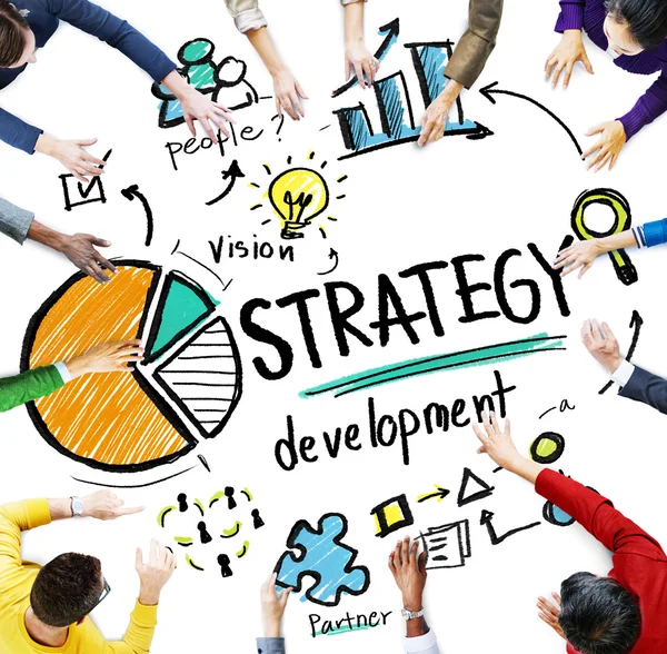 People and Strategy Development Concept — Stock Photo, Image