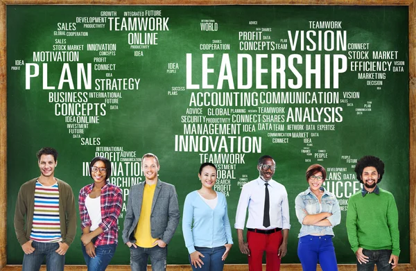 Diverse people with Leadership Concept — Stock Photo, Image