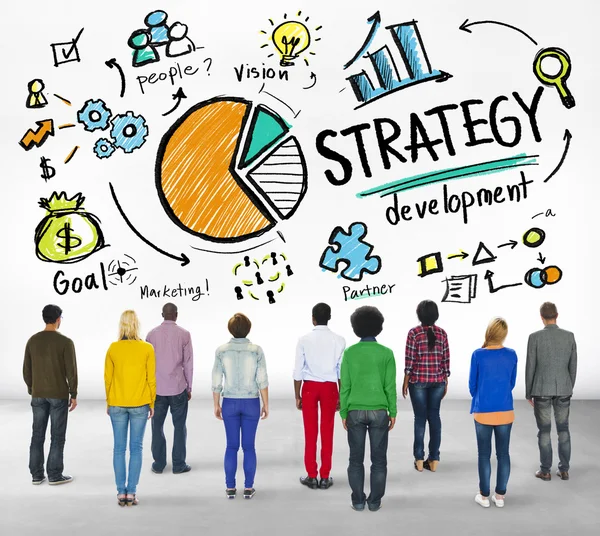 People and Strategy Development Concept — Stock Photo, Image