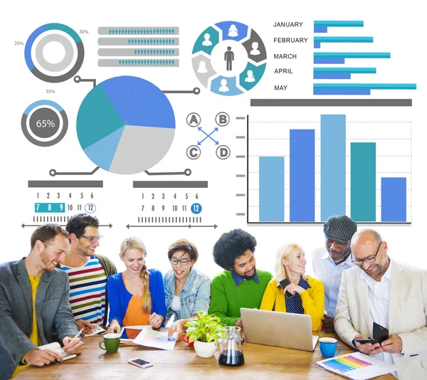 Diverse people and Planning Strategy Concept — Stock Photo, Image