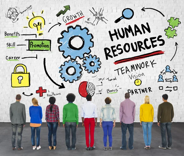 People and Human Resources Concept — Stock Photo, Image
